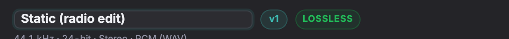 The name open for editing, with the new name typed in