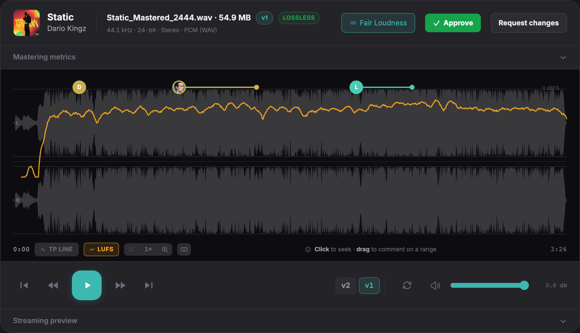 Fair Loudness in Soneam